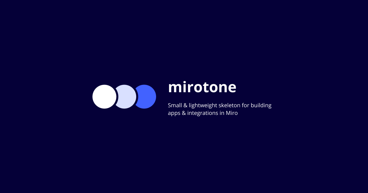 Mirotone preview